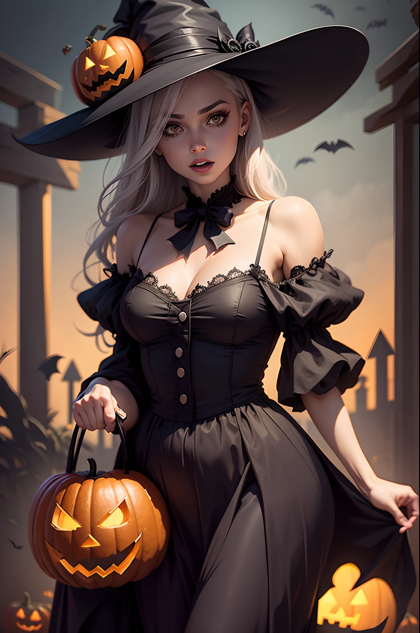 halloween digital painting