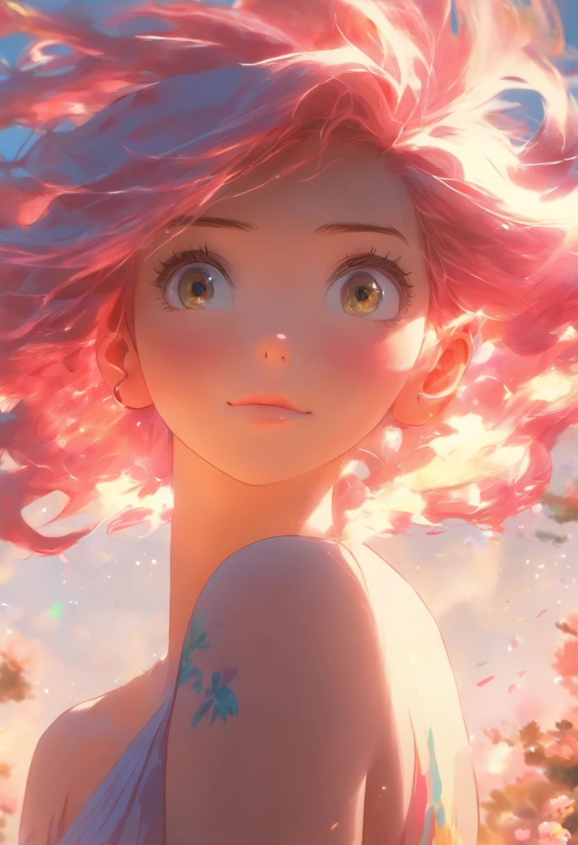 cute and sexy girl, pink hair, a bunny girl, ultra realistic, detailed lighting, anime, having