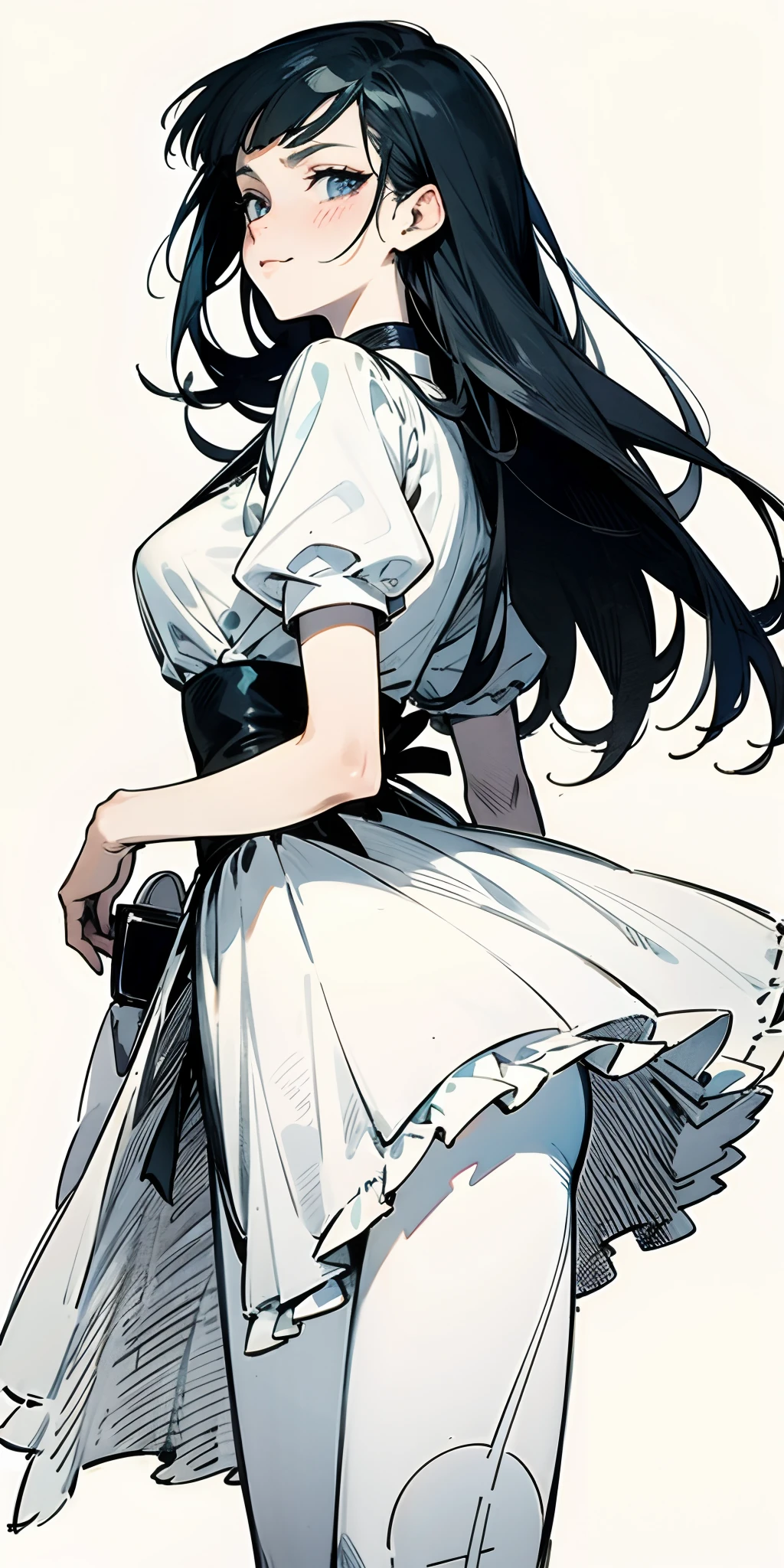 (masterpiece, top quality, best quality, offcial art, beautiful and aesthetic:1.2), (1 girl:1.3), extremely detail,colorful,highest level of detail ((Ultra-detail)), (Highly detailed CG illustration), ((an extremely delicate and beautiful)),(From Side View),cinematic light,((1 mechanical girl)),alone,Full body,(machine-made joints:1.2),((Mechanical limbs)),(gore vessels connected to tubes),(Mechanical swivel for attachment to the back),((mechanical cervical spine for attachment to the neck)),(meeting),expressionless,(Wires and cables, which are attached to the neck:1.2),(Wires and cables am Kopf:1.2)(Characterfocus),Science-Fiction,White background,(gore:1.5)