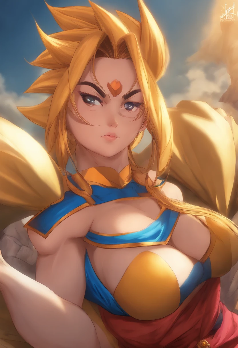 Big breasts saiyan