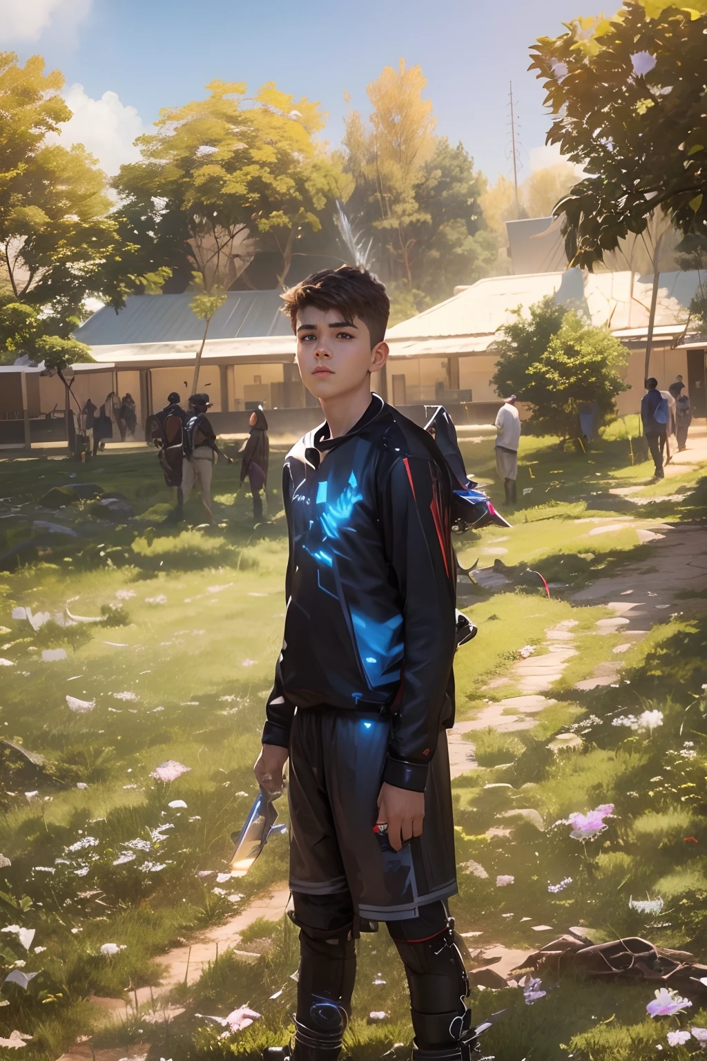 Change background cyberspank hansome boy realistic face 8k. Ultra realistic