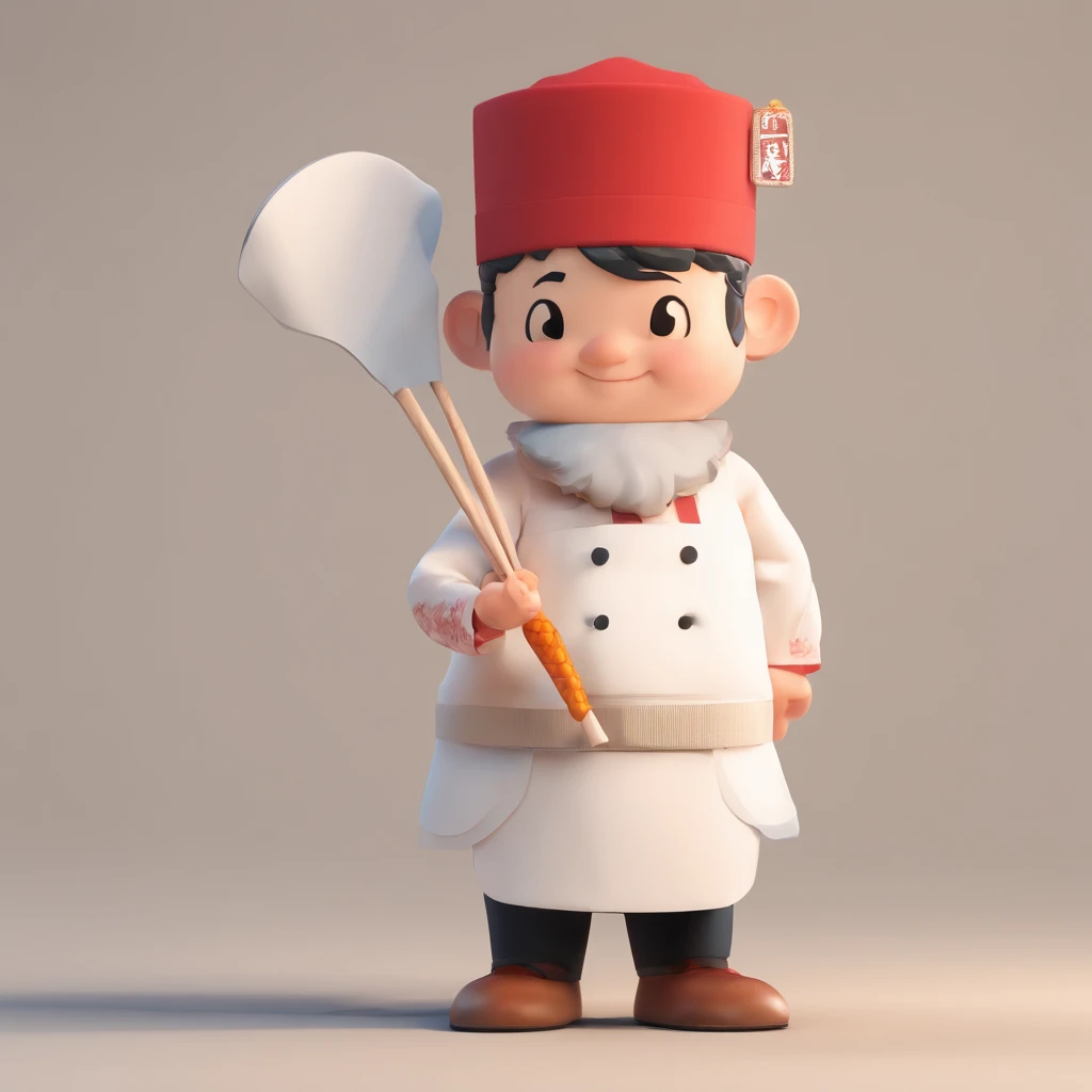 Background with:white
figure:1 male
clothing:Sushi chef's attire(Manteau blanc、Hachimaki、pinafore)
expressioness:smiling face
pose:Holding sushi