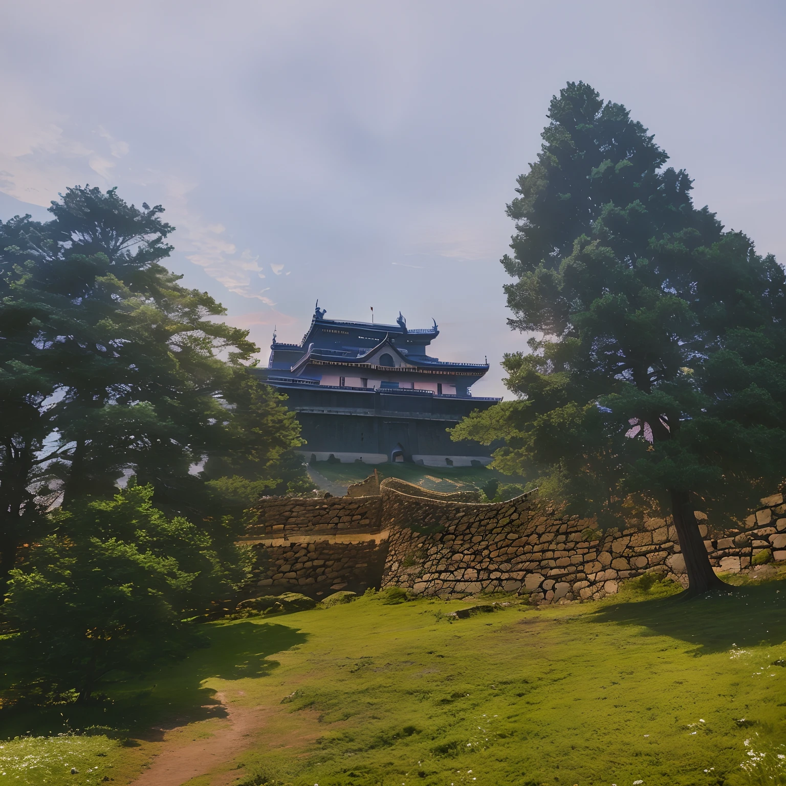 Sunset at the Castle of Heaven 1
