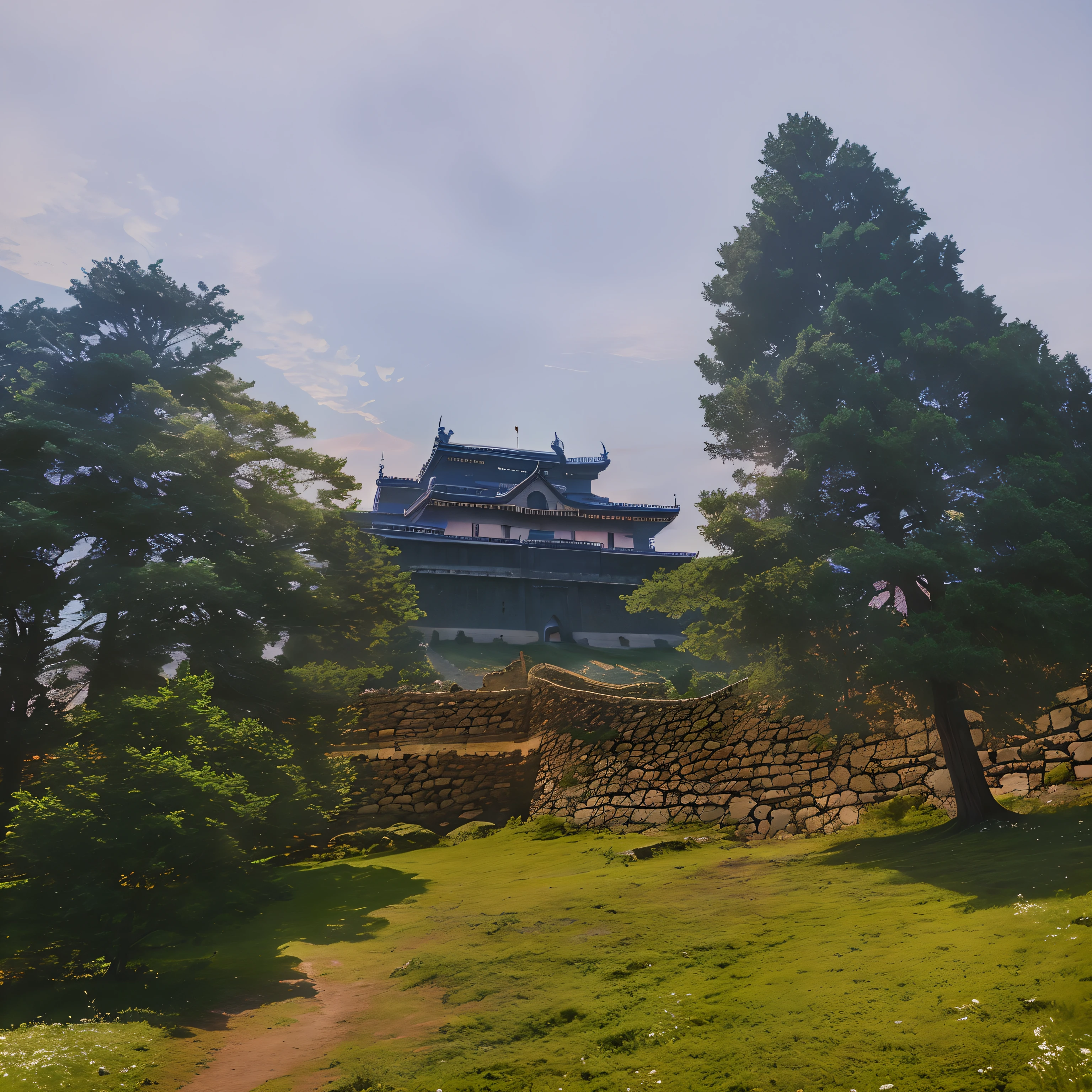 Sunset at the Castle of Heaven 1