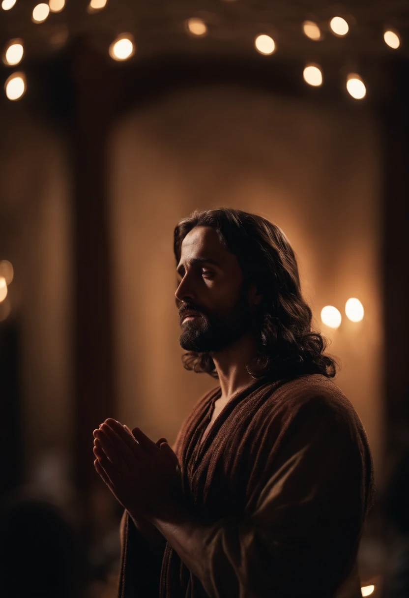 Jesus praying