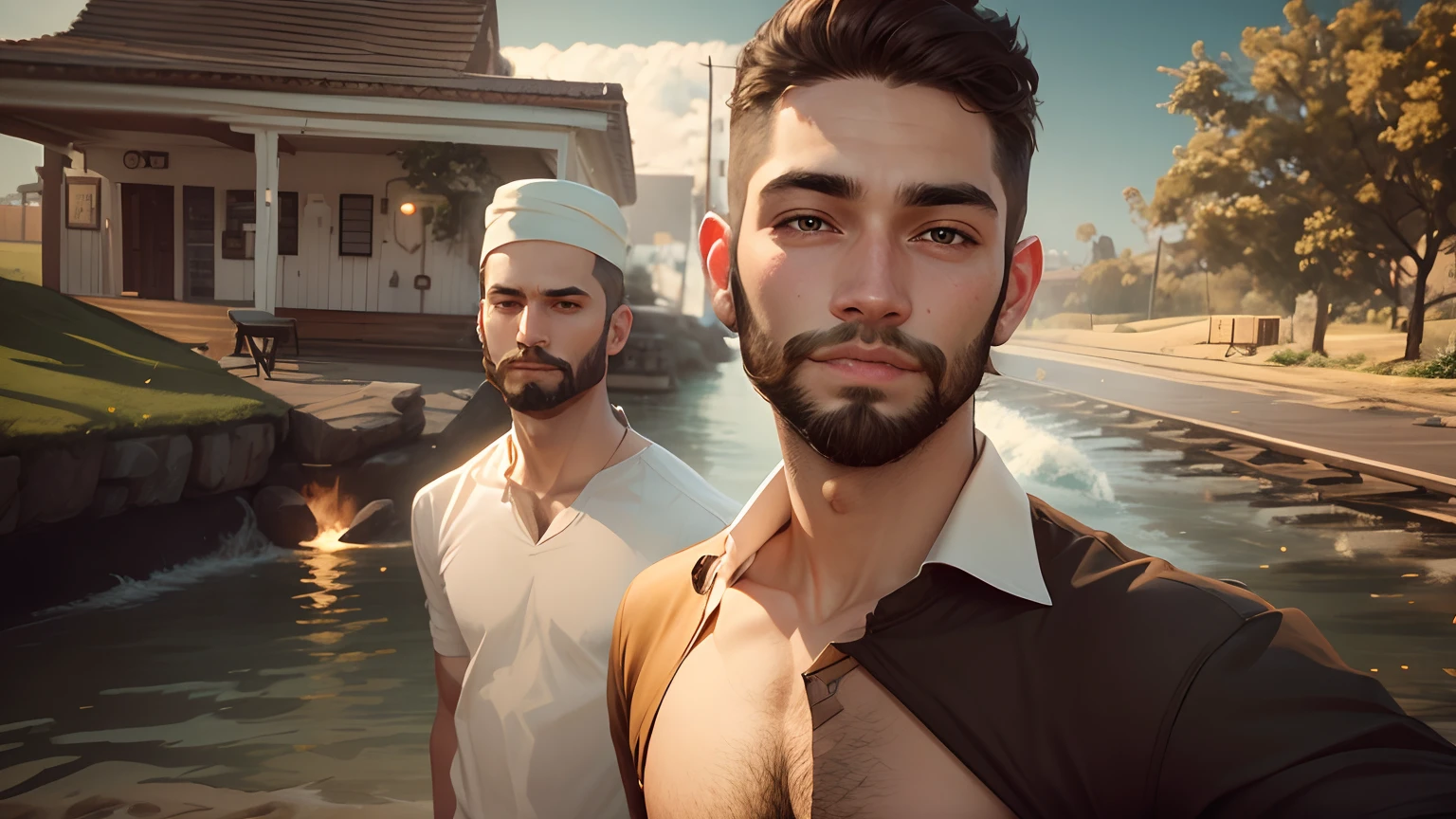 Mild beard