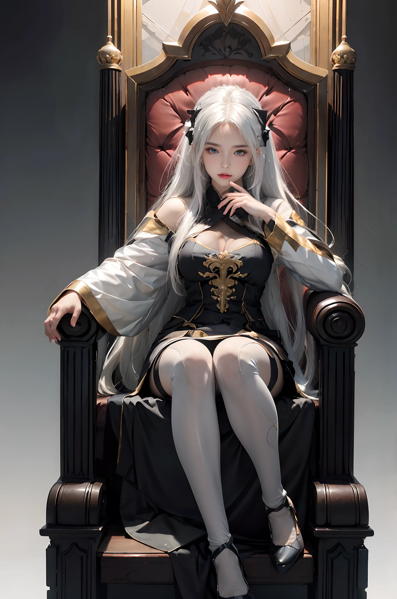 black cloth, black chest guard clothing, elegant chest clothing
