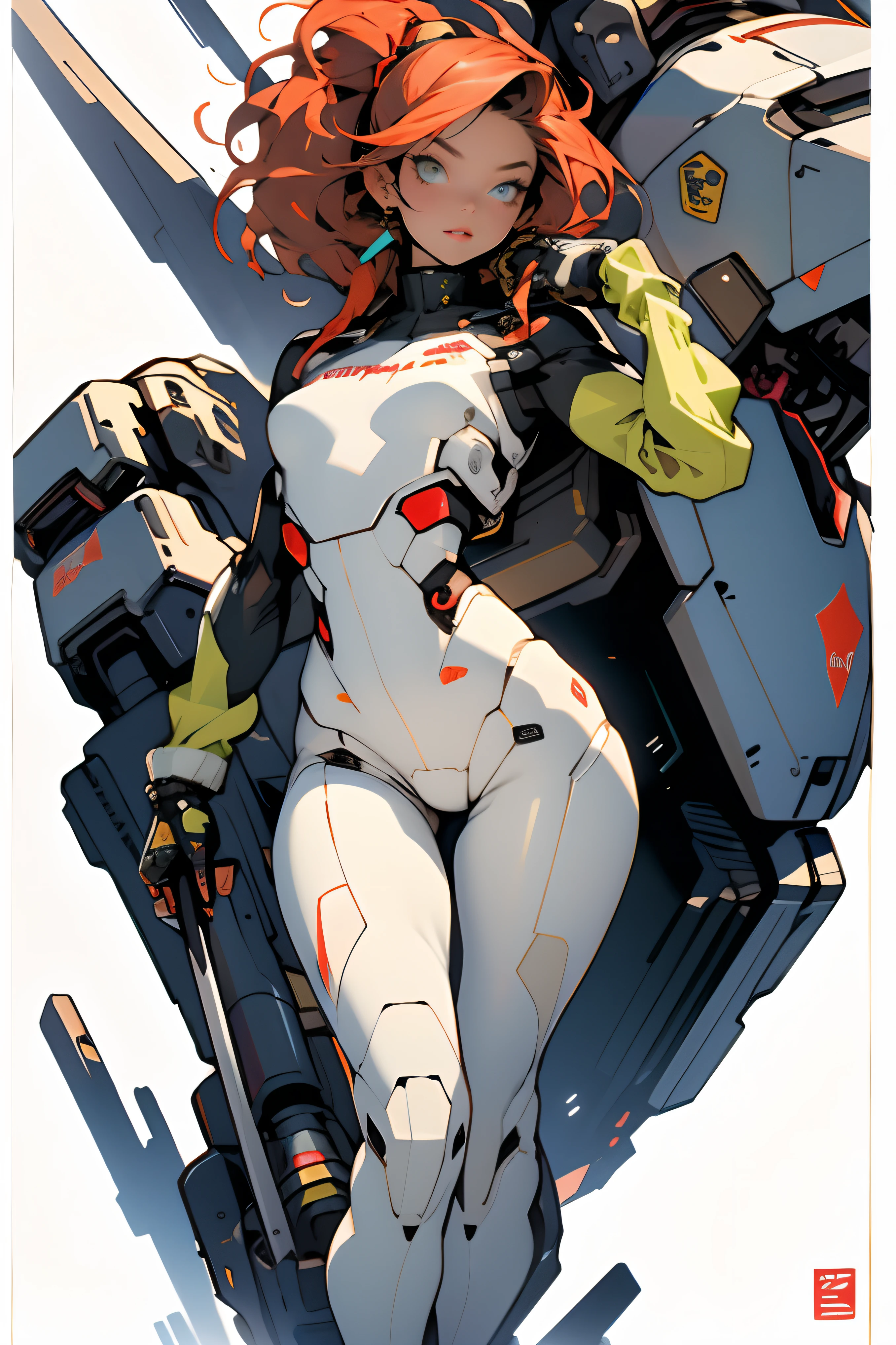 highest quality, masterpiece, 1 girl, valsione r, mecha musume, Machinery Parts, Long Hair, Redhead, Green Eyes, Medium chest, Mech Armor, robot, Mechanical Wing, milky way, space,Underarm, blush, Lips parted, Wide Hips, Thick thighs, Huge breasts.eroticい.Ticker,I'M in heat,Futanari,frustration,erotic漫画,Licking one's lips,The eyes are heart-shaped.Nasty Woman,.erotic,Acme,Pervert woman,sexy, Full Body Shot, Masterpiece.,