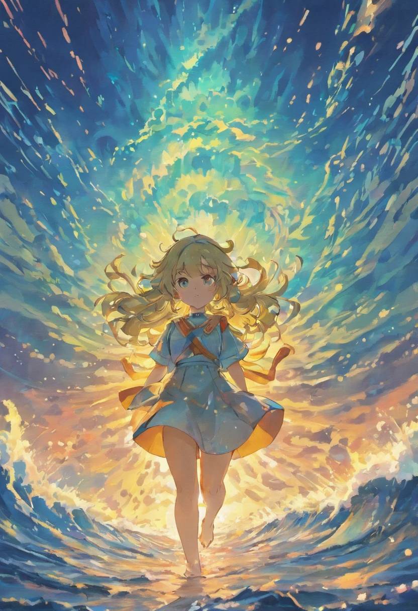 Repeat up, 、、Pixel art、Artistically、The Great Waves of God Kavu