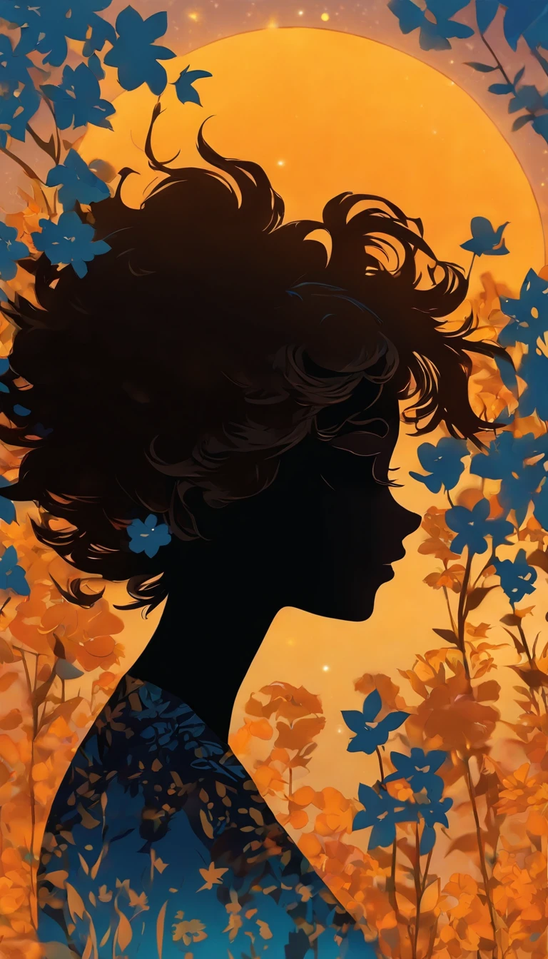 (Silhouette Art,cutouts:1.6) (((Paper cutting art,A world where only white exists:1.3) (Cowboy Shot),1 girl、Solo, (summer dress, profile:1.2),white, Clear and beautiful face,Romper (blue open sky、white clouds、Yellow sunflower) Textured glass background,World of Tarot Cards、summer feel