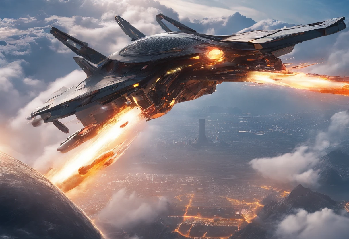 Master made,Grandiose spectacle,(Chinese characteristics),Great dragon flying aviation warship,((Majesty,Domineering)),opening fire,Full fire,Bomb indiscriminately,Bombing Japan,background in war,Highest image quality,complexdetails,Extreme resolution,Dynamic obfuscation