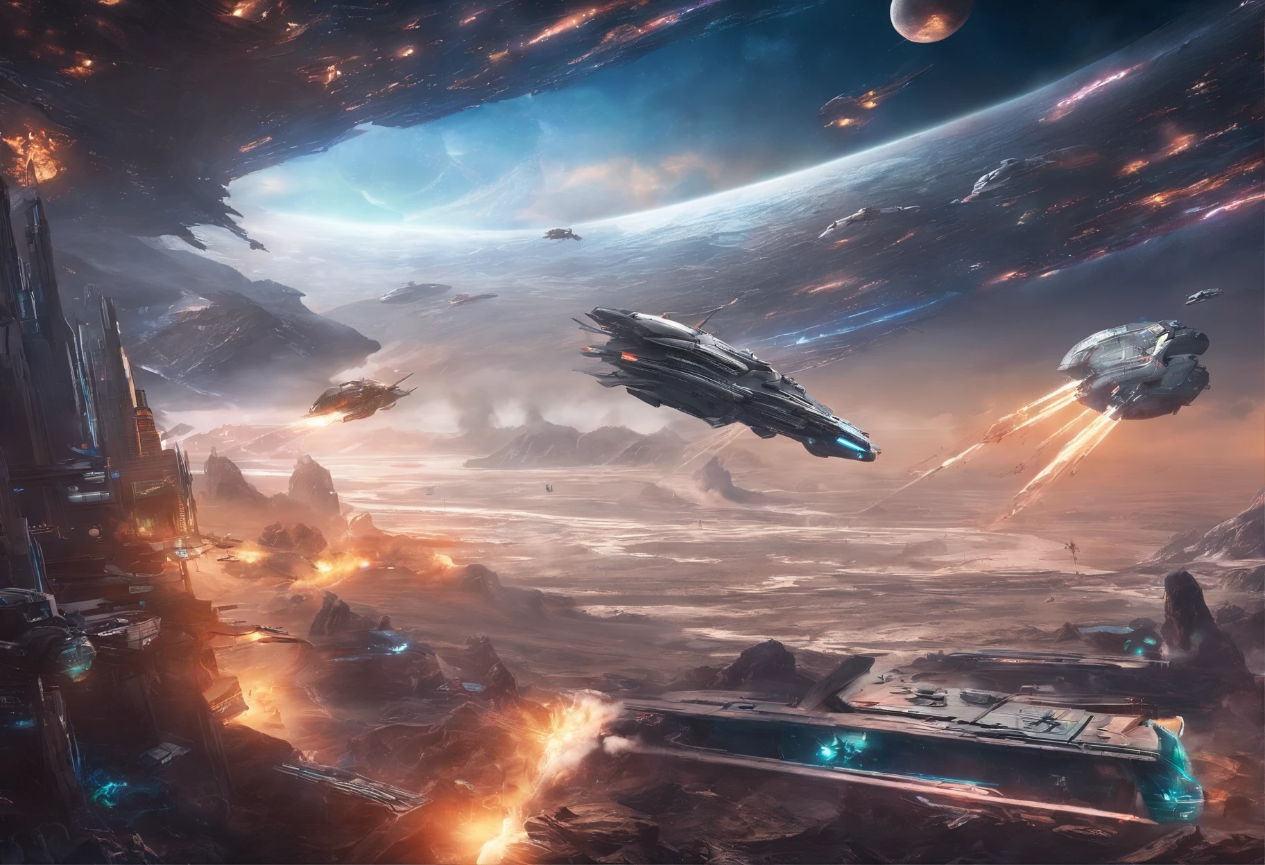 Master made,Grandiose spectacle,Chinese army,Great dragon flying aviation warship,((Majesty,Domineering)),opening fire,Full fire,Bomb indiscriminately,background in war,Highest image quality,complexdetails,Extreme resolution,Dynamic obfuscation