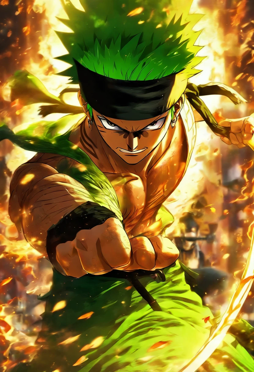 Zoro combined with Uchiha Sasuke