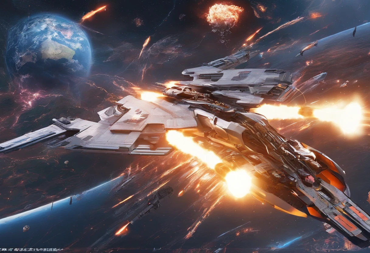 Master made,Grandiose spectacle,(Chinese characteristics),((Greatsword appearance)of flying battleships),((Majesty,Domineering)),opening fire,Full fire,Bomb indiscriminately,Bombing Japan,background in war,Highest image quality,complexdetails,Extreme resolution,Dynamic obfuscation,Full of details,Precise detailing