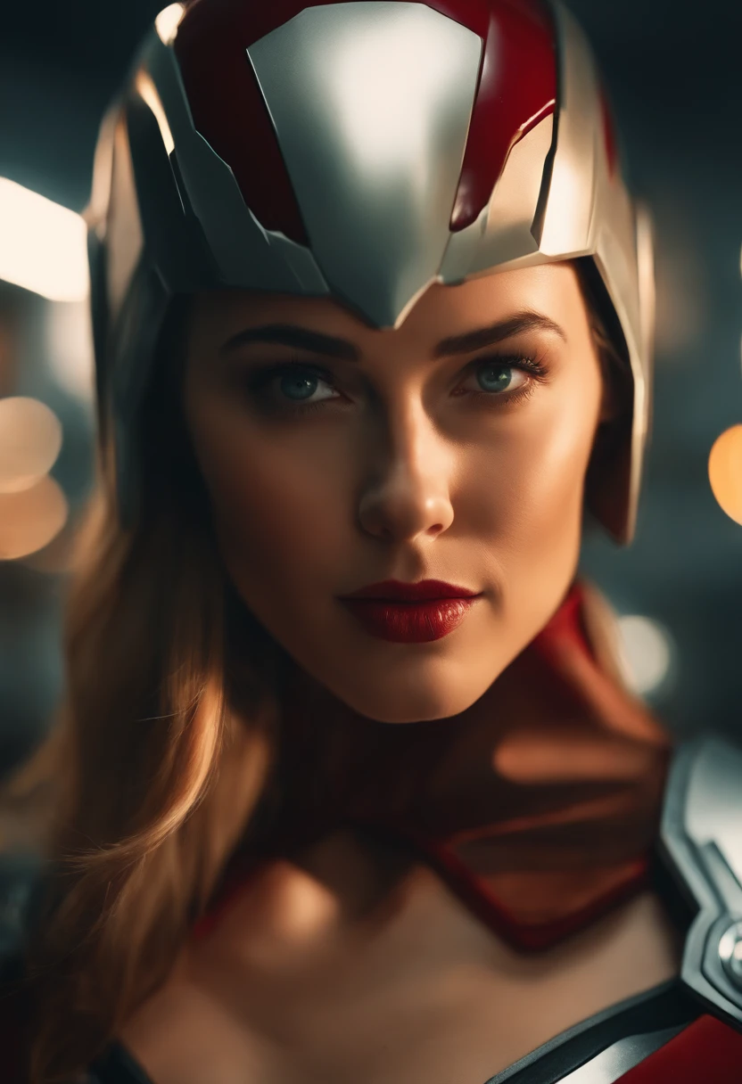 beautiful photo of thor, wearing an iron man costume, A stunning intricate full color photo of (sks woman:1), epic character composition, by ilya kuvshinov, alessio albi, nina masic, sharp focus, natural lighting, subsurface scattering, f2, 35mm, film grain, full body