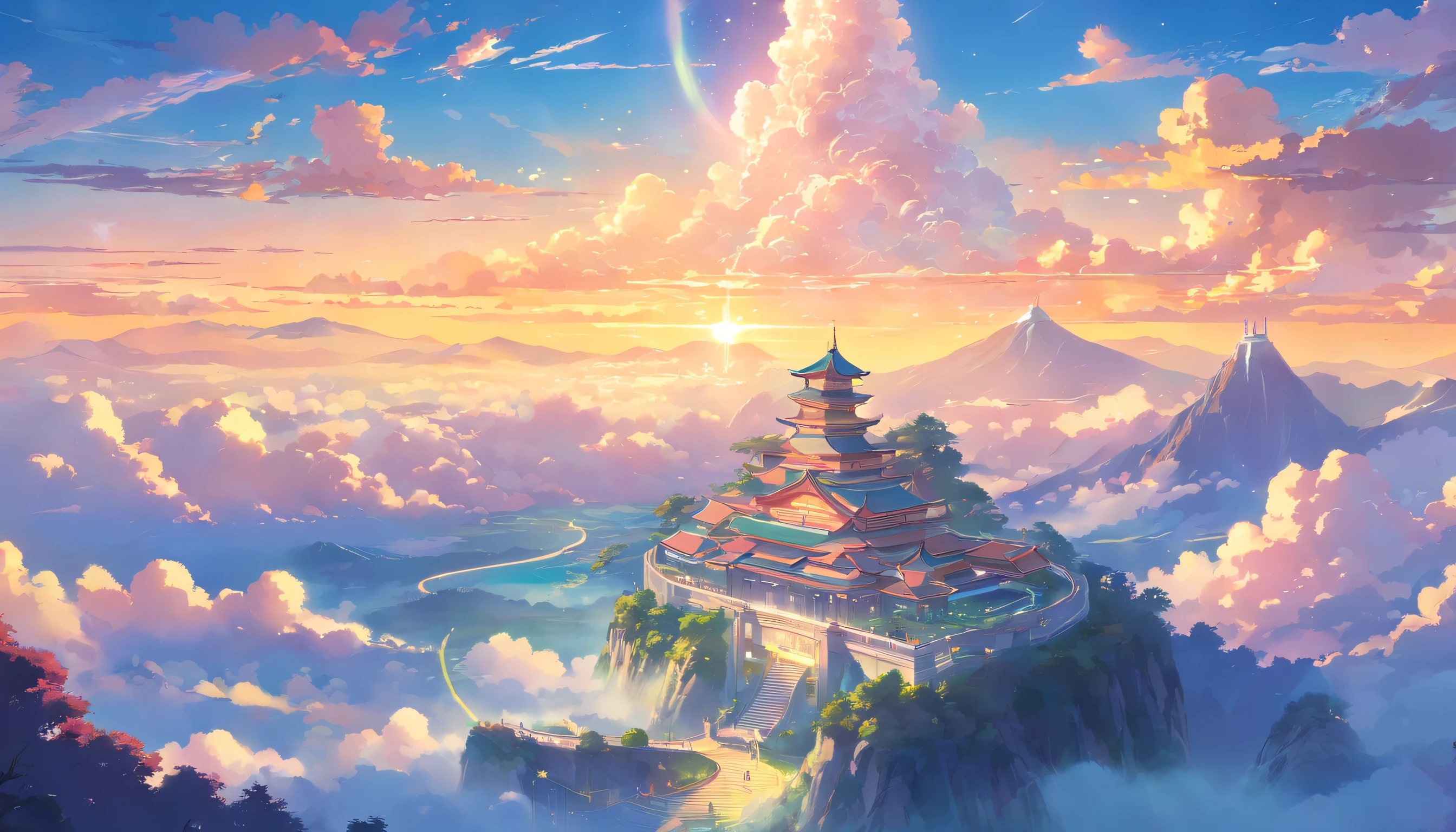 The realm of the sky,Genting Heavenly Palace,Ethereal,A wonderland above the clouds
