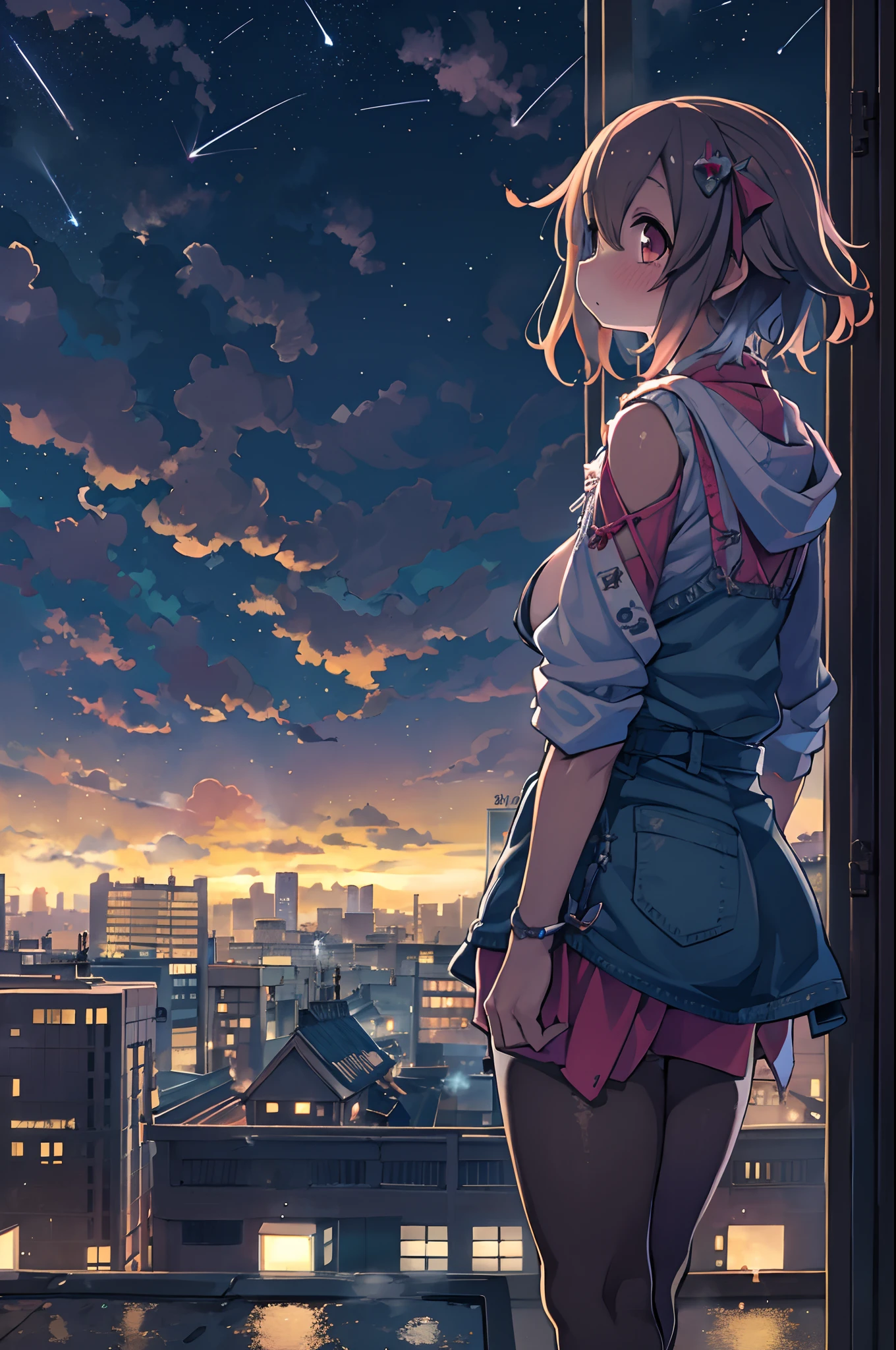 Anime girl standing on rooftop looking at stars and night sky, anime wallpaper 4k, anime wallpaper 4 k, 4k anime wallpaper, Anime art wallpaper 8k, anime art wallpaper 4k, anime art wallpaper 4k, anime style 4 k, makoto shinkai cyril rolando, 4 k manga wallpaper, anime wallpaper, amazing wallpapers, shooting stars、bbw,Large Thigh、huge breasts
Waiting to start