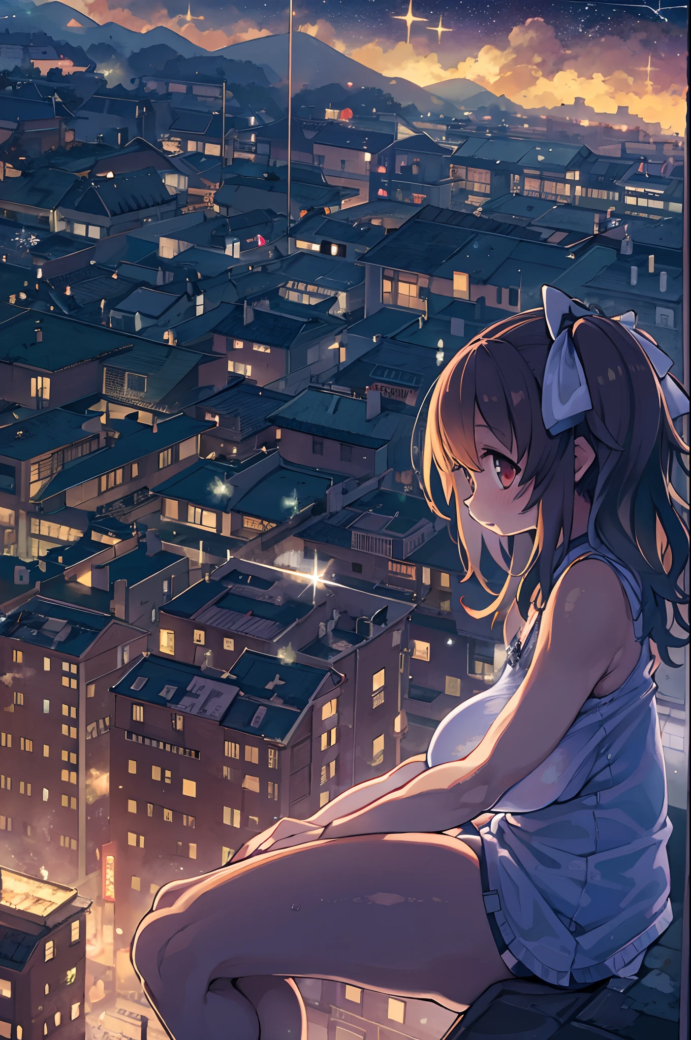 Anime girl standing on rooftop looking at stars and night sky, anime wallpaper 4k, anime wallpaper 4 k, 4k anime wallpaper, Anime art wallpaper 8k, anime art wallpaper 4k, anime art wallpaper 4k, anime style 4 k, makoto shinkai cyril rolando, 4 k manga wallpaper, anime wallpaper, amazing wallpapers, shooting stars、bbw,Large Thigh、huge breasts
Waiting to start