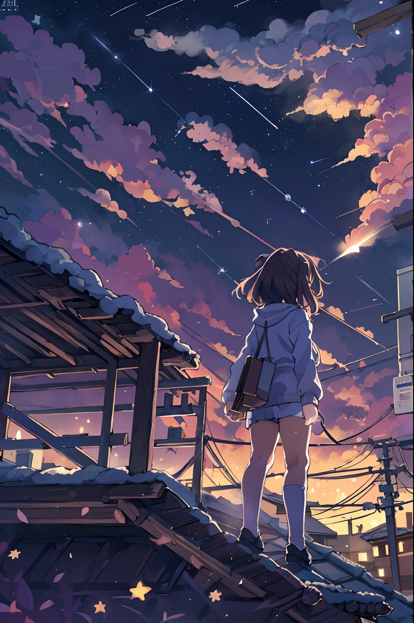 Anime girl standing on rooftop looking at stars and night sky, anime wallpaper 4k, anime wallpaper 4 k, 4k anime wallpaper, Anime art wallpaper 8k, anime art wallpaper 4k, anime art wallpaper 4k, anime style 4 k, makoto shinkai cyril rolando, 4 k manga wallpaper, anime wallpaper, amazing wallpapers, shooting stars、bbw,Large Thigh、huge breasts
Waiting to start