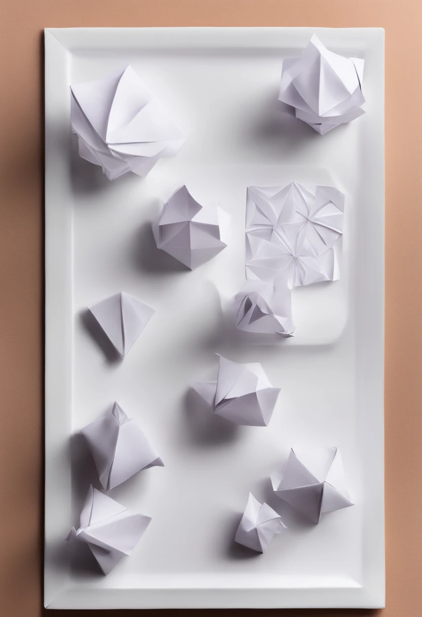 Ice cubes on table on white background