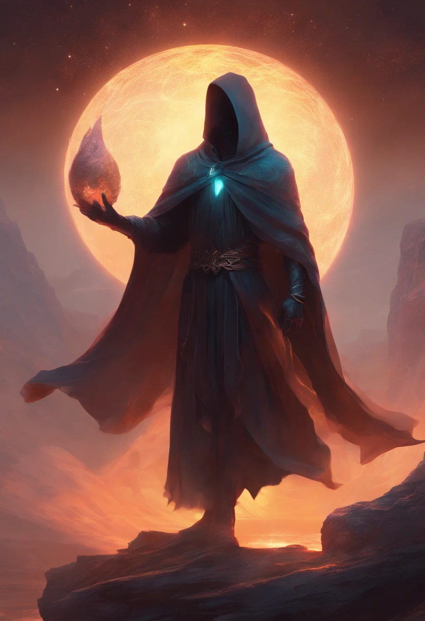 levitating dark cloaked figure with Nike swoosh on cloak opening the void to infinity by Craig Mullins, 3D octane rendeing, high detail, 8k resolution, volumetric lighting, Nike, Nike swoosh, Nike logo, Nike air max --ar 4:5