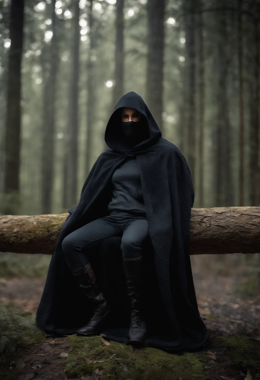 levitating dark cloaked figure with Nike swoosh on cloak opening the void to infinity by Craig Mullins, 3D octane rendeing, high detail, 8k resolution, volumetric lighting, Nike, Nike swoosh, Nike logo, Nike air max --ar 4:5