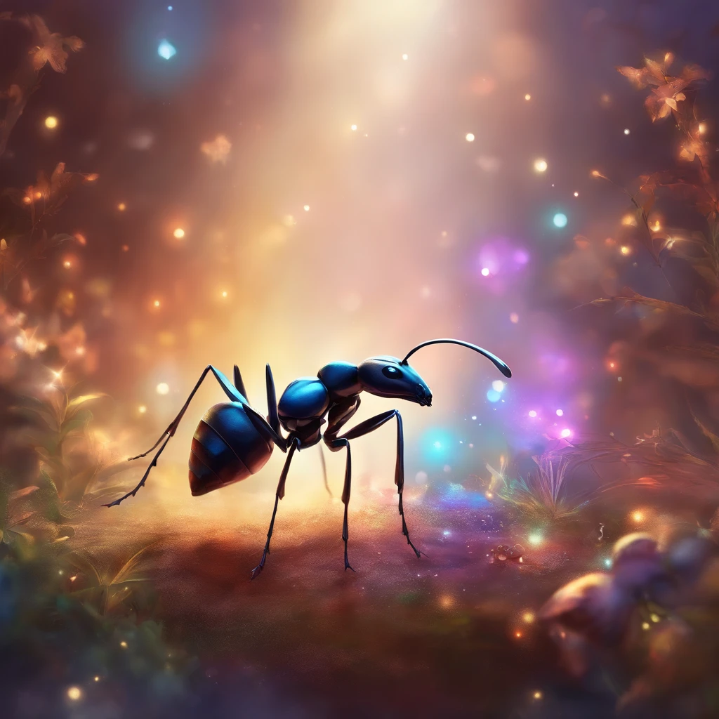 an ant in Christmas