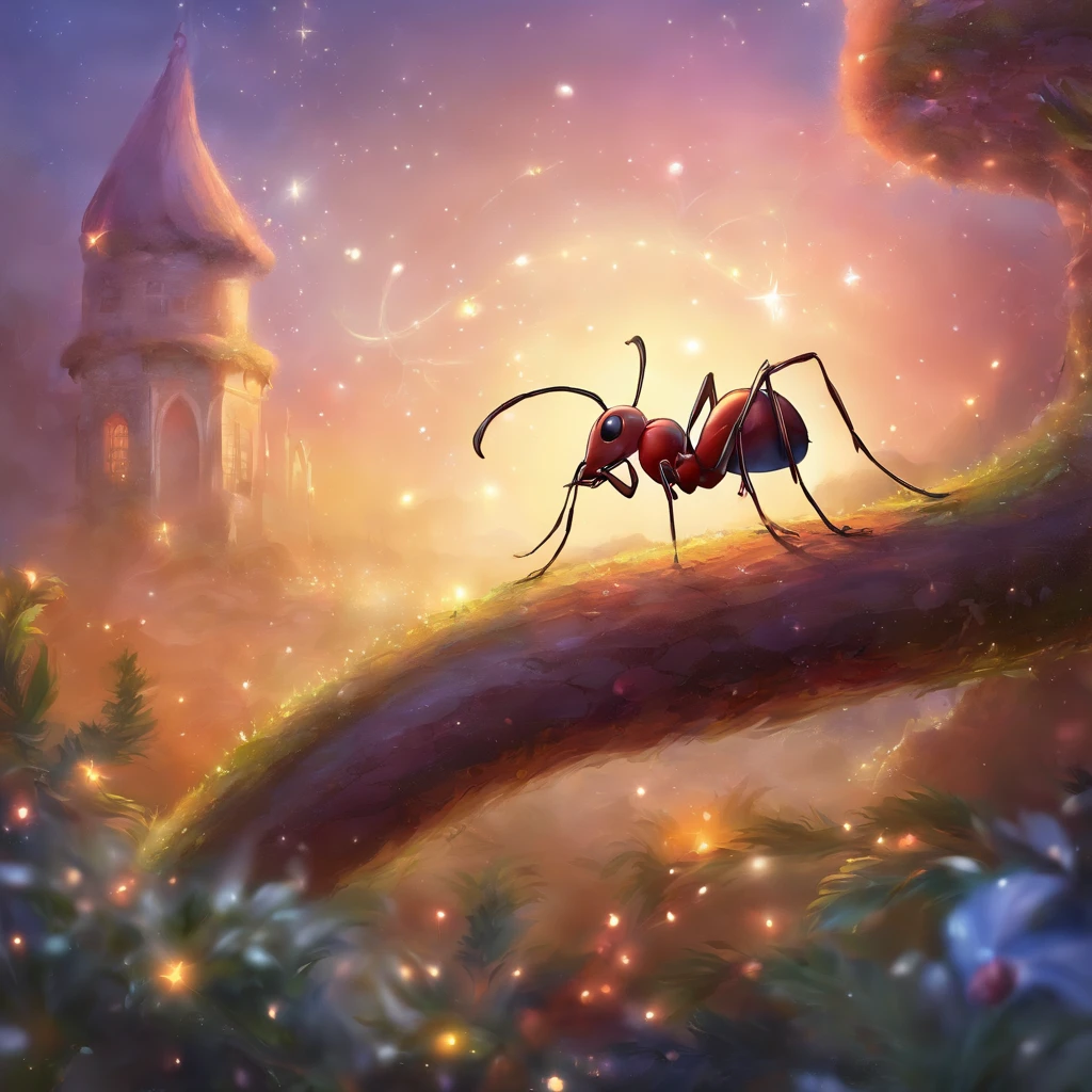an ant in Christmas