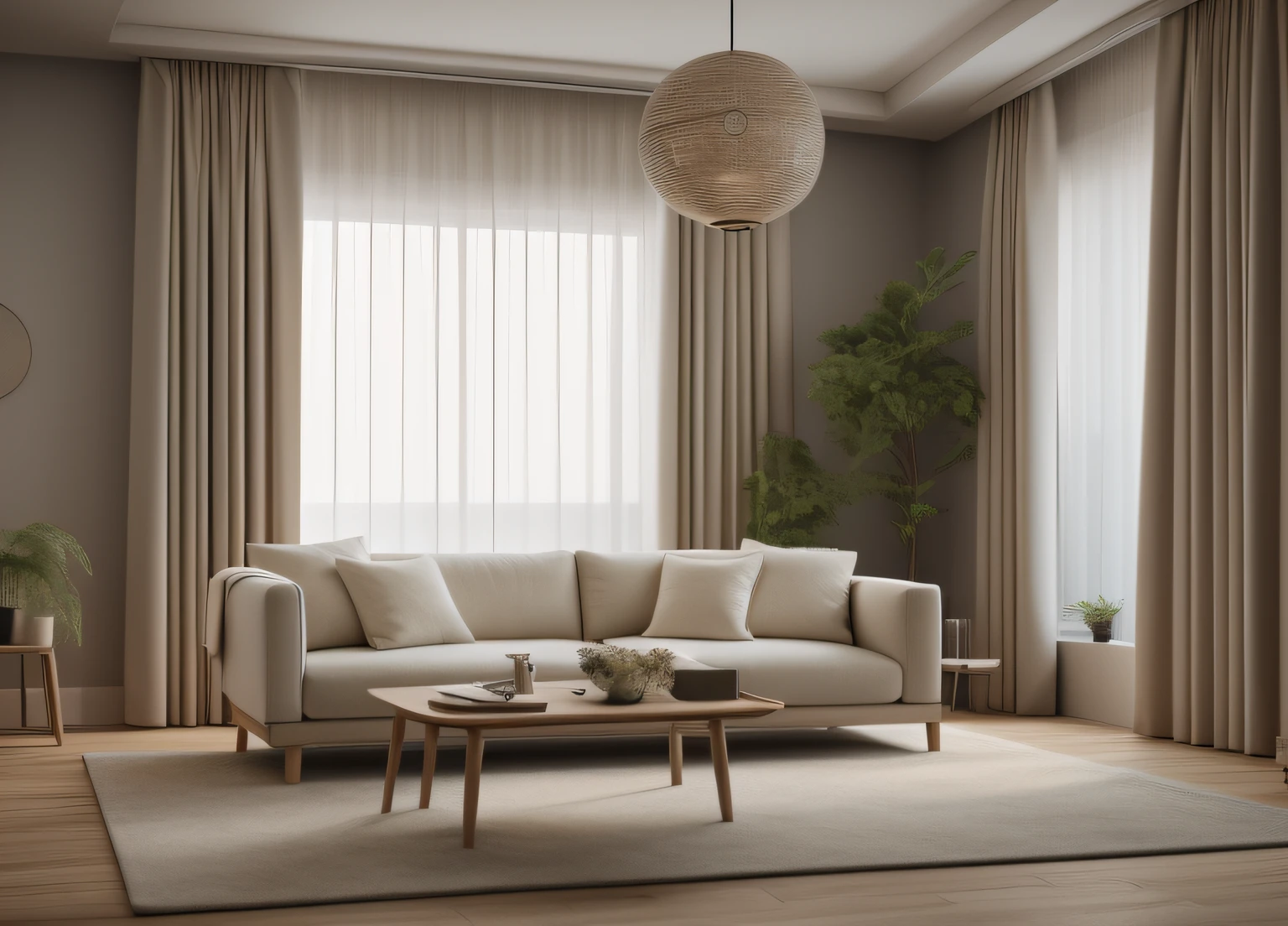 cozy room, thick curtains, large curtain photo, creamy white, interior, modern, (angled), (masterpiece),(high quality), best quality, real, (realistic), super detailed, (full detail),(4k),8k