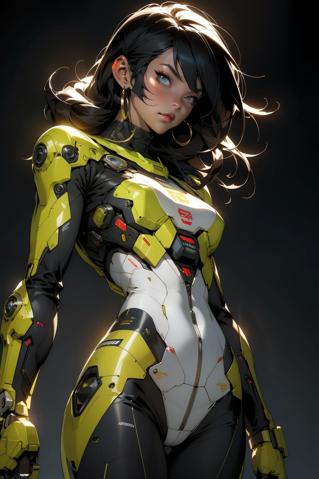(((adult woman))), ((Best quality)), ((masterpiece)), (detailed: 1.4), (Absurd), 35-year-old adult woman with micro loincloth in the style of Simon Bisley, 2 piece clothing, long black hair, tattoo on arms, cybernetic hand, pastel, centered, scale to fit dimensions, HDR (High Dynamic Range),Ray Tracing,NVIDIA RTX,Super-Resolution,Unreal 5,Subsurface dispersion, PBR texture, Post-processing, Anisotropic filtering, Depth of field, Maximum clarity and sharpness, Multilayer textures, Albedo and specular maps, Surface shading, Accurate simulation of light-material interaction, Perfect proportions, Octane Render, Two-tone lighting, Wide aperture, Low ISO, White balance, Rule of thirds, 8K RAW, crysisnanosuit, yellow-gold
