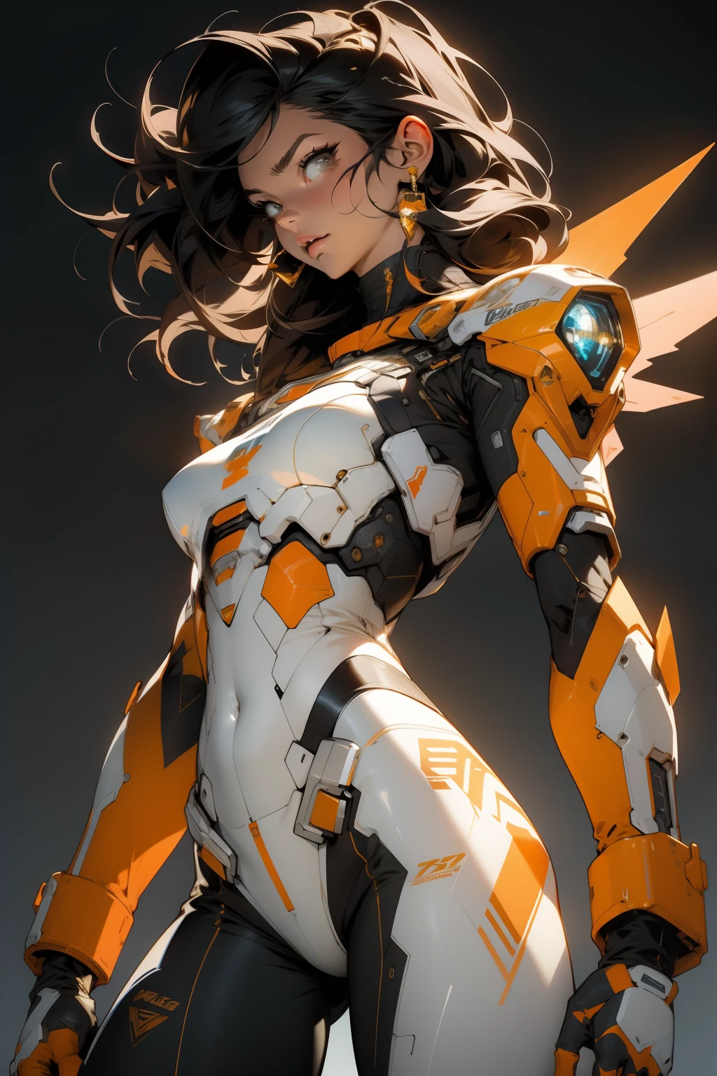 (((adult woman))), ((Best quality)), ((masterpiece)), (detailed: 1.4), (Absurd), 35-year-old adult woman with micro loincloth in the style of Simon Bisley, 2 piece clothing, long hair, tattoo on arms, cybernetic hand, pastel, centered, scale to fit dimensions, HDR (High Dynamic Range),Ray Tracing,NVIDIA RTX,Super-Resolution,Unreal 5,Subsurface dispersion, PBR texture, Post-processing, Anisotropic filtering, Depth of field, Maximum clarity and sharpness, Multilayer textures, Albedo and specular maps, Surface shading, Accurate simulation of light-material interaction, Perfect proportions, Octane Render, Two-tone lighting, Wide aperture, Low ISO, White balance, Rule of thirds, 8K RAW, white crysisnanosuit, yellow-gold, orange