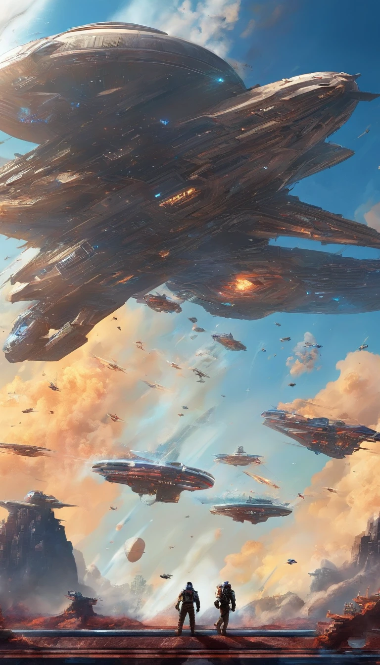 Master made,Grandiose spectacle,(Chinese characteristics),((Sword appearance)Flying battleship),Technical weapons,((Majesty,Domineering)),{opening fire,Full fire,(((Bombing Japan)))bombardment},background in war,Highest image quality,complexdetails,Extreme resolution,Dynamic obfuscation,Full of details,Precise detailing