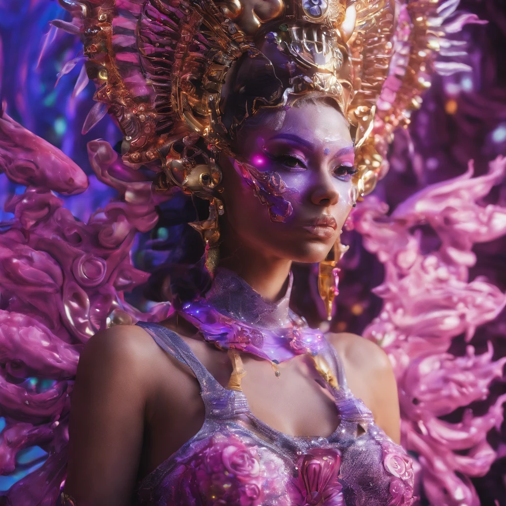 Bright purple gold flowing short hair 32K(tmasterpiece,k hd,hyper HD,32K)boxing gloves,Pond area,Indigo Mushroom King ,Hold the steering wheel in your hand (The cow rack is realistic:1.4),,Golden peony flower ornaments,Petals flutter,Colored ball head,Hold your head high,Be proud,The nostrils look at people, A high resolution, the detail, RAW photogr, Sharp Re, Nikon D850 Film Stock Photo by Jefferies Lee 4 Kodak Portra 400 Camera F1.6 shots, Rich colors, ultra-realistic vivid textures, Dramatic lighting, Unreal Engine Art Station Trend, cinestir 800,Hold your head high,Be proud,The nostrils look at people,Tsundere,Petals flutter,Petals flutter,Sprinkle with gold dust,Fluttering,Impeccable,( reasonable design, Clear lines, High sharpness,Best quality, Very detailed skeleton, The skeleton of a masterpiece, offcial art, movie light effect, Boxer 32K(tmasterpiece,k hd,hyper HD,32K)short detailed hair,Martian ,Red Flame Maiden ,Copper protector (realisticlying:1.4),Python pattern robe,Purple-pink tiara,Snowflakes fluttering,The background is pure,Hold your head high,Be proud,The nostrils look at people, A high resolution, the detail, RAW photogr, Sharp Re, Nikon D850 Film Stock Photo by Jefferies Lee 4 Kodak Portra 400 Camera F1.6 shots, Rich colors, ultra-realistic vivid textures, Dramatic lighting, Unreal Engine Art Station Trend, cinestir 800,Wear boxing gloves