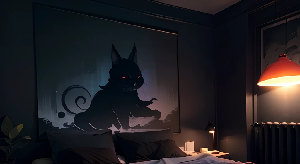 draw style black walls night --auto
