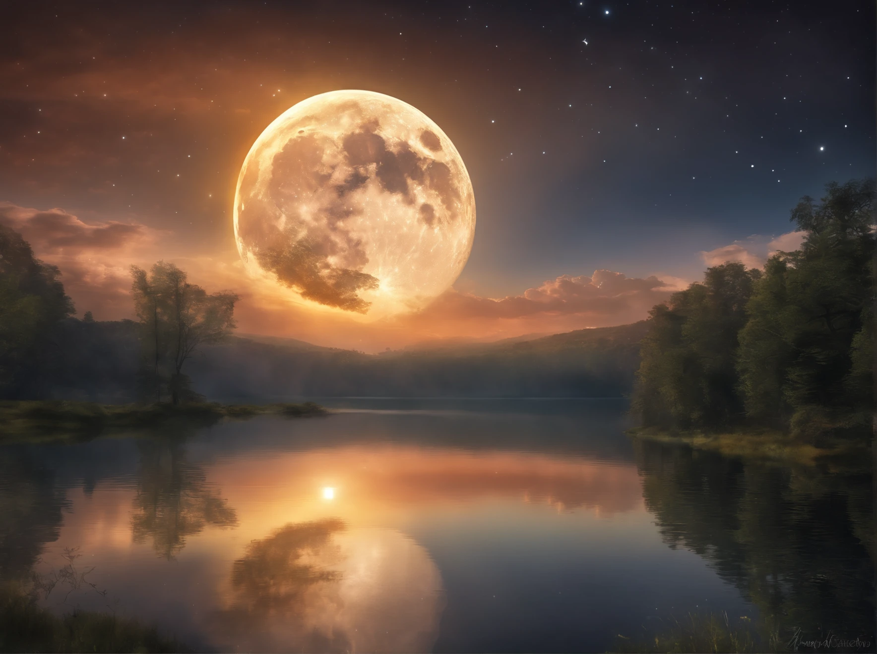 (best quality,4k,8k,highres,masterpiece:1.2),ultra-detailed,(realistic,photorealistic,photo-realistic:1.37),god,moon,dreamlike,vibrant colors,pastel shades,gentle lighting,heavenly,divine,serene,dreamy,peaceful atmosphere,spiritual connection,celestial beings,astral realms,tranquility,soft clouds,majestic presence,ethereal glow,harmony,breathtaking landscape,cosmic energy,divine guidance,moonlight,sparkling stars,supernatural,mystical,tranquil lake,reflection of the moon on the water,magical interaction between divine and human,spiritual awakening,healing energy,contemplation,serenity.