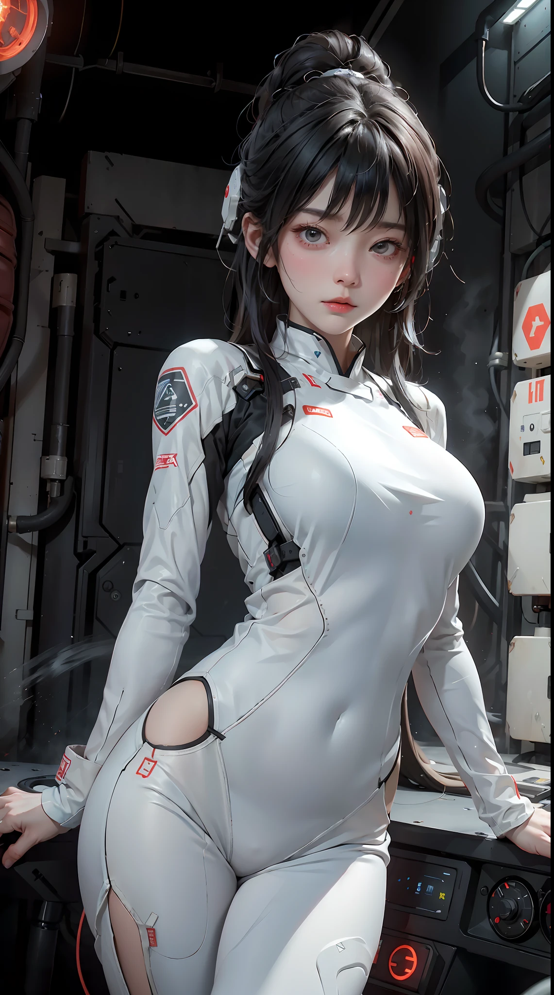 The white shadow moved expectantly。The electric furnace is running at overspeed，The high temperature turned almost the entire cockpit into an oven。That invisible force dragged Bai Ying's body，She is a young girl wearing a white mech tight combat suit，Currently in the cockpit