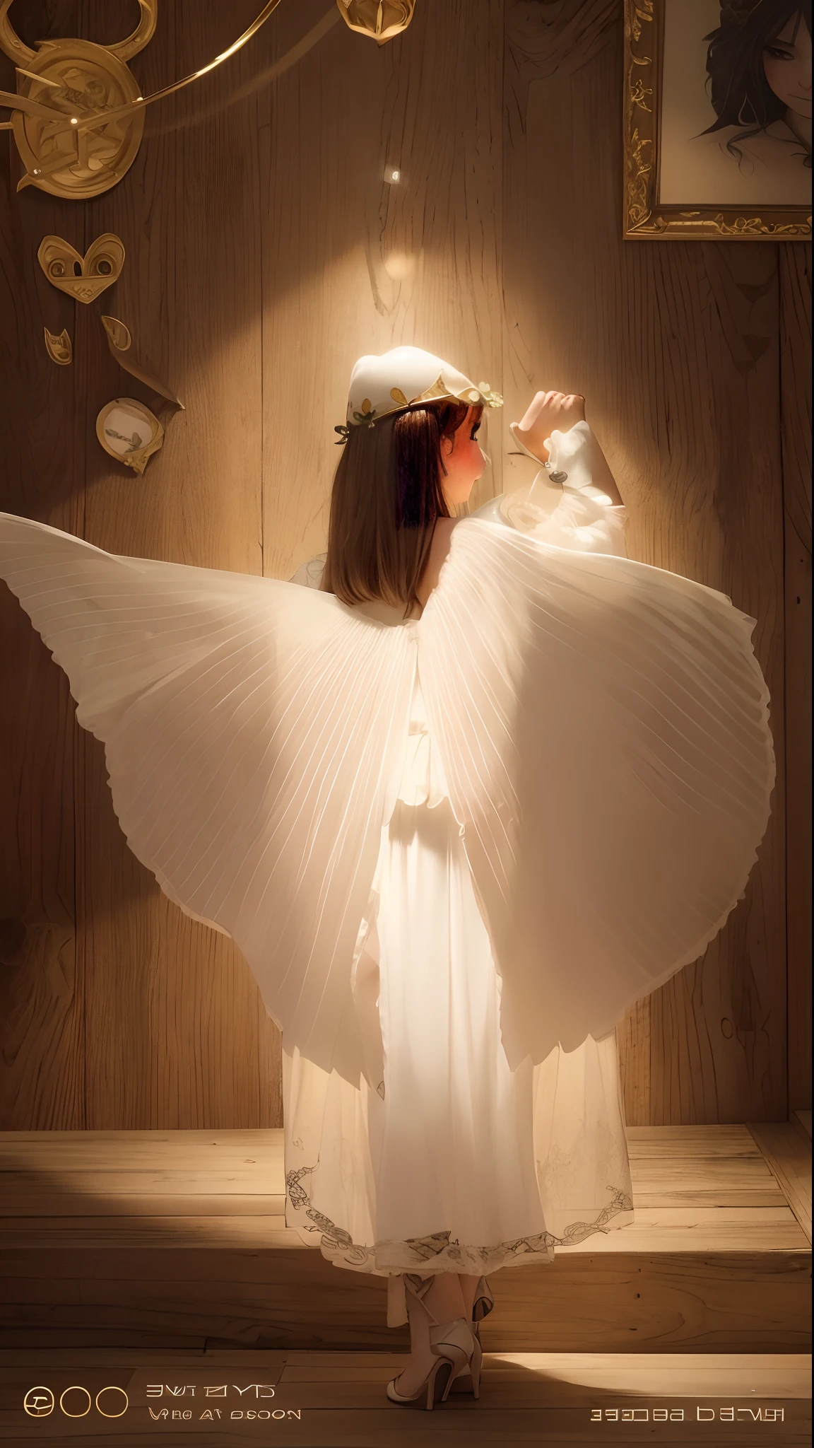 occidental - style image of a woman dressed in a fairy costume, portrait of a fairy, portrait of fairy, fantasy art style, smiling as a queen of fairies, queen of the fairies, anime fantasy artwork, high detailed official artwork, beautiful fairy, fantasy illustration, 2. 5 d cgi fantasy artwork, cushart krenz key art feminine, fairy, brown hair, european flag
