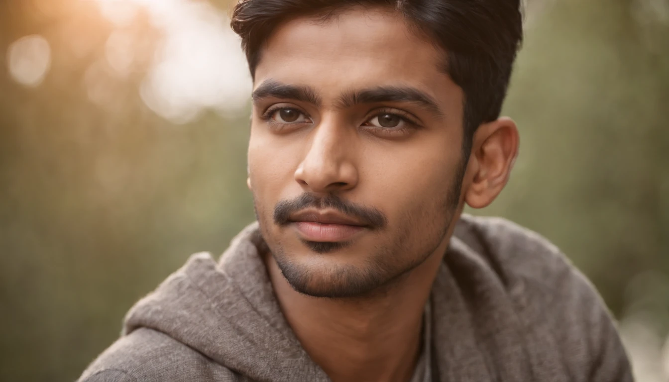 Indian man,20 years of age, looking at the camera,cute,smart, realistic,8k,hyper realistic