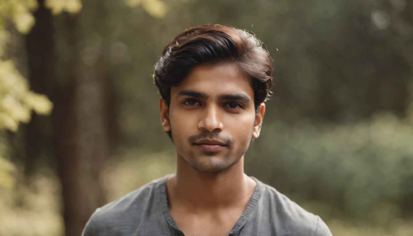 Indian man,20 years of age,scattered hair, looking at the camera,cute,smart, realistic,8k,hyper realistic