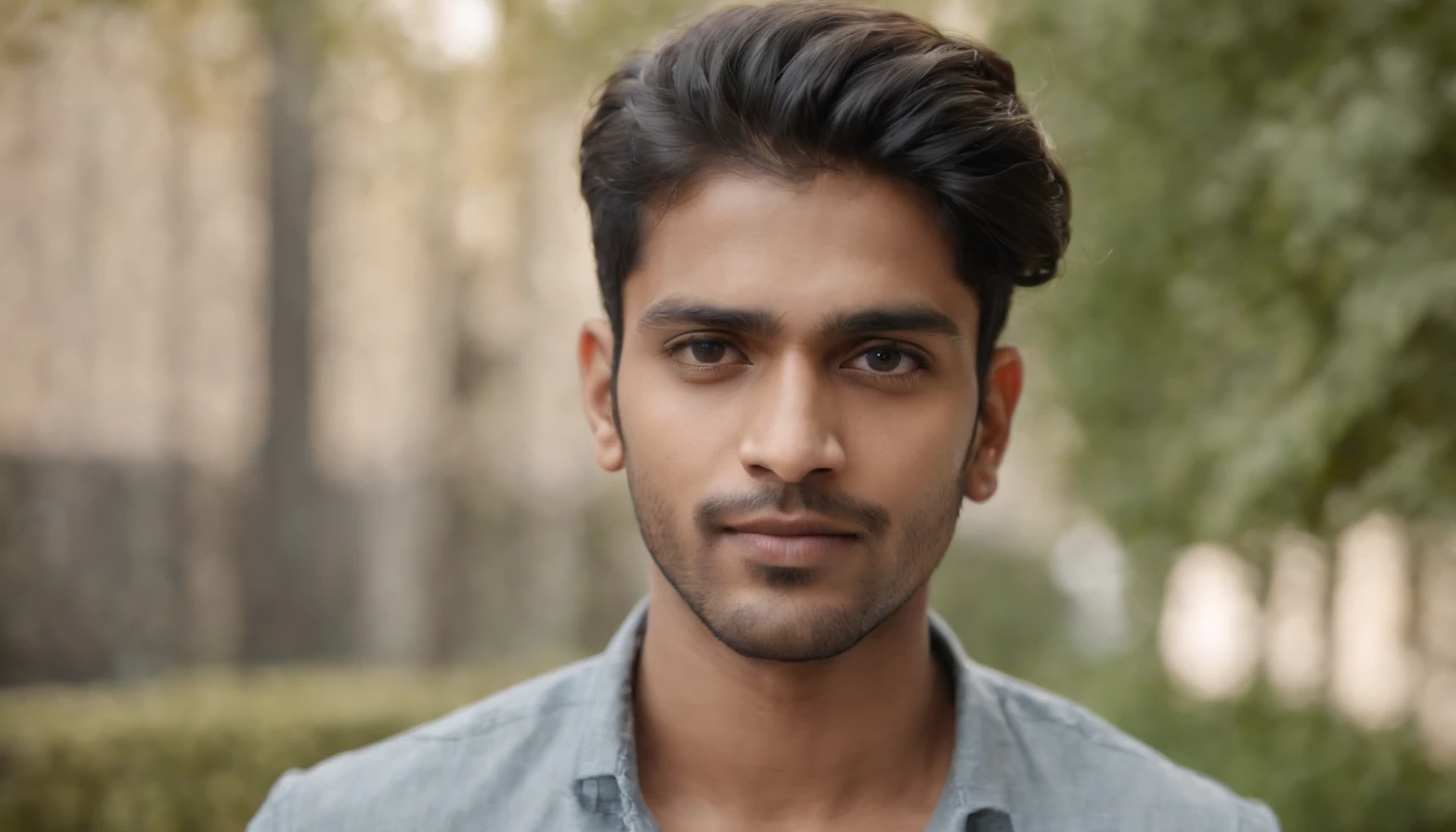 Indian man,20 years of age,scattered hair, looking at the camera,cute,smart, realistic,8k,hyper realistic