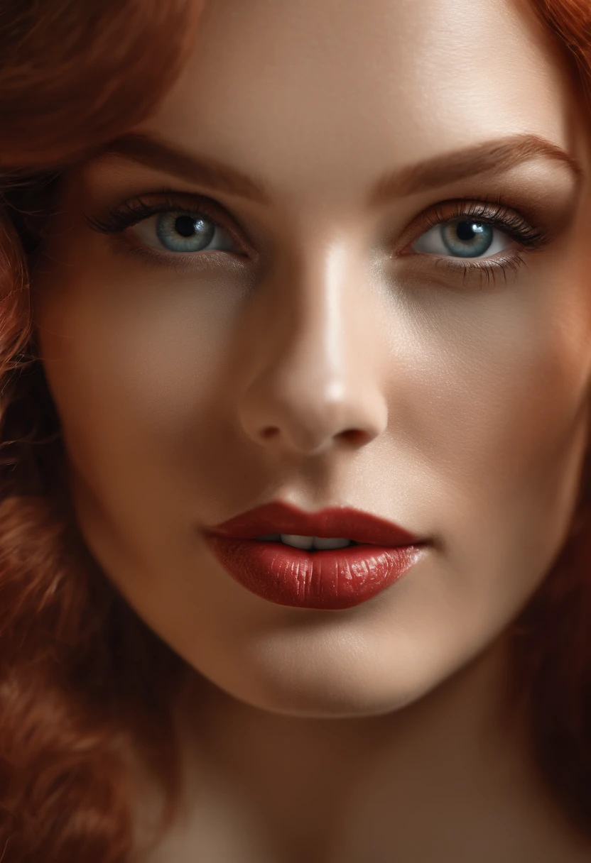 Masterpiece, Portrait de visage, (((redhead ,At home, photographie , Grands yeux, pommettes hautes, big lips, Montrer le visage))) (((EXTREMELY SEXY))), incroyablement chaud, softlighting, Couleurs, Very detailed, dramatic lighting, trendy digital art on Artstation 8k HD high definition detailed realistic, Detailed, texture de la peau, hyper detailed, realistic skin texture, armure, Best quality, ultra highres, (photoreallistic:1.4), High resolution, Detailed, Photo brute, Sharp re, Nikon D850 Film Stock Photographie 4 Kodak Portra 400 Appareil photo F1.6 lens rich colors hyper realistic lifelike texture dramatic lighting unrealengine trending on artstation cinestill 800, (((Precise female anatomy, Des yeux parfaits))) (((500px, Arrêteurs, Photovue.Ru, metart, BRuit ISO)))