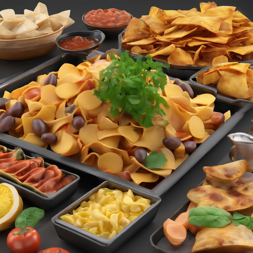 icon,3D Northeastern cuisine,Cuts of meat,Beans,nachos,potatoes,Black pot