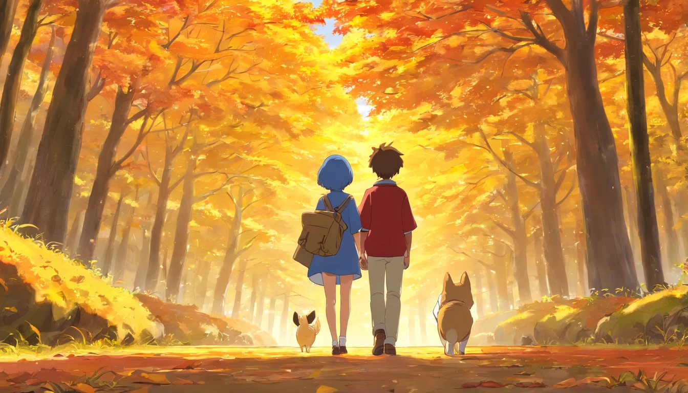 masterpiece, best quality, {{comic}}, {{{{{{2boys}}}}}}, {{{yaoi}}}, day, in autumn, masterpiece,best quality,official art,extremely detailed CG unity 8k wallpaper, student