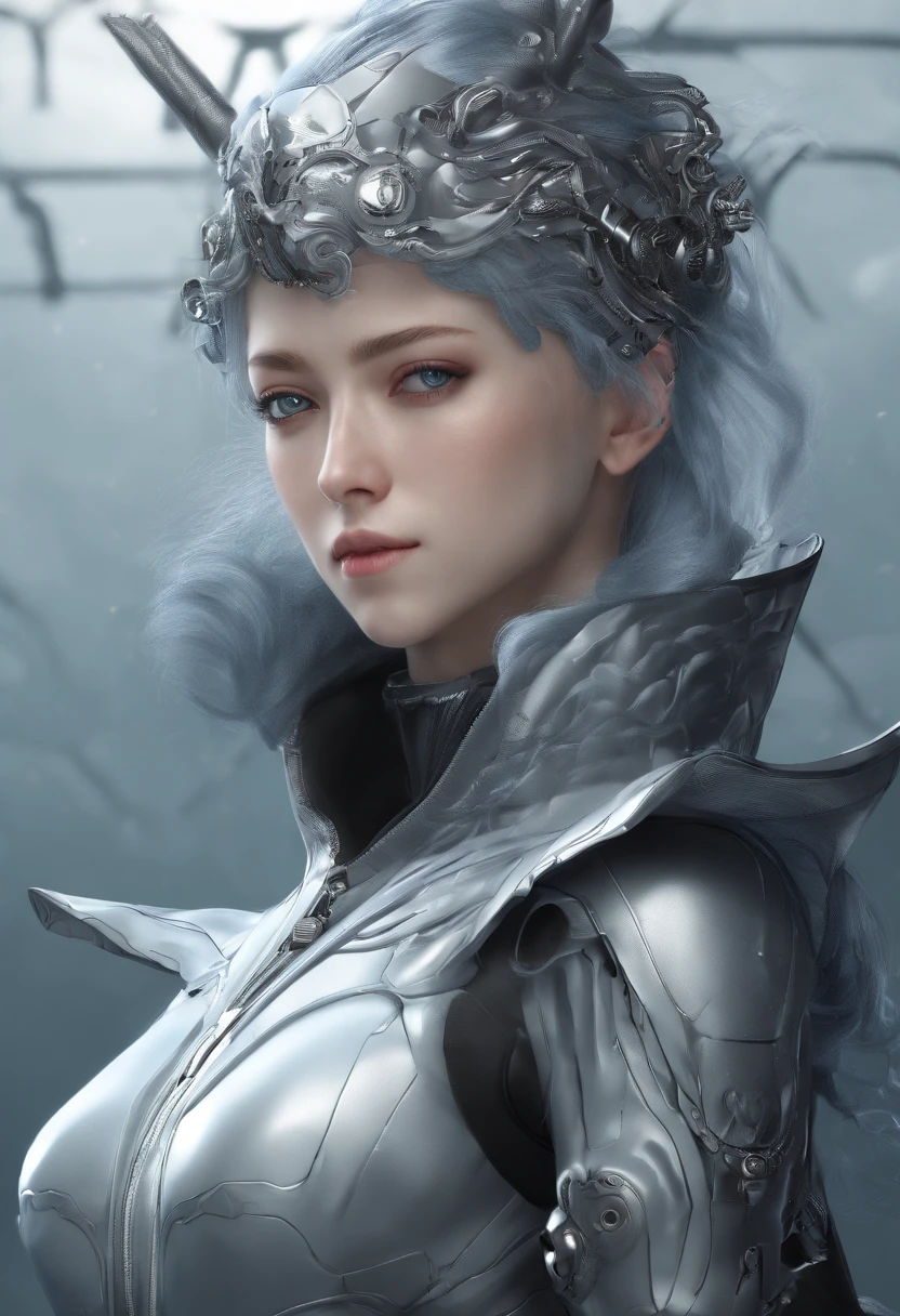 Highest image quality,Outstanding details,超高分辨率,(Fidelity:1.4), Favor the details,Final Fantasy XV character Ellania, Dragon Knight,Cloak, She has a delicate and beautiful face,Raised sexy,cyber punk perssonage,Futuristic,mechanically aesthetic,Virtual Engine 5,Perfect detail rendering,rendering by octane,hyper HD