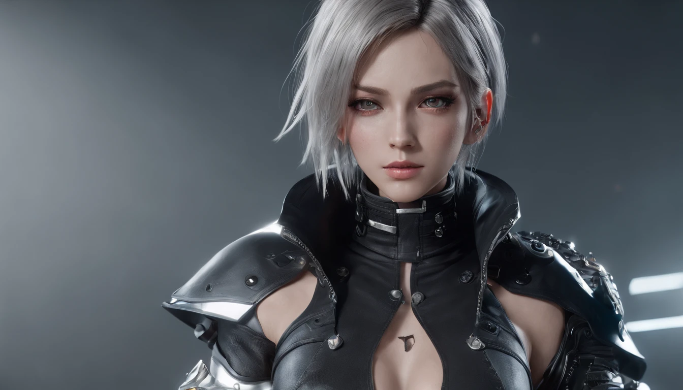 Highest image quality，Outstanding details，超高分辨率，（Fidelity：1.4）, Favor the details，Final Fantasy XV character Ellania, Dragon Knight，Cloak, She has a delicate and beautiful face,Raised sexy，cyber punk perssonage，Futuristic，mechanically aesthetic，Virtual Engine 5，Perfect detail rendering，rendering by octane，hyper HD
