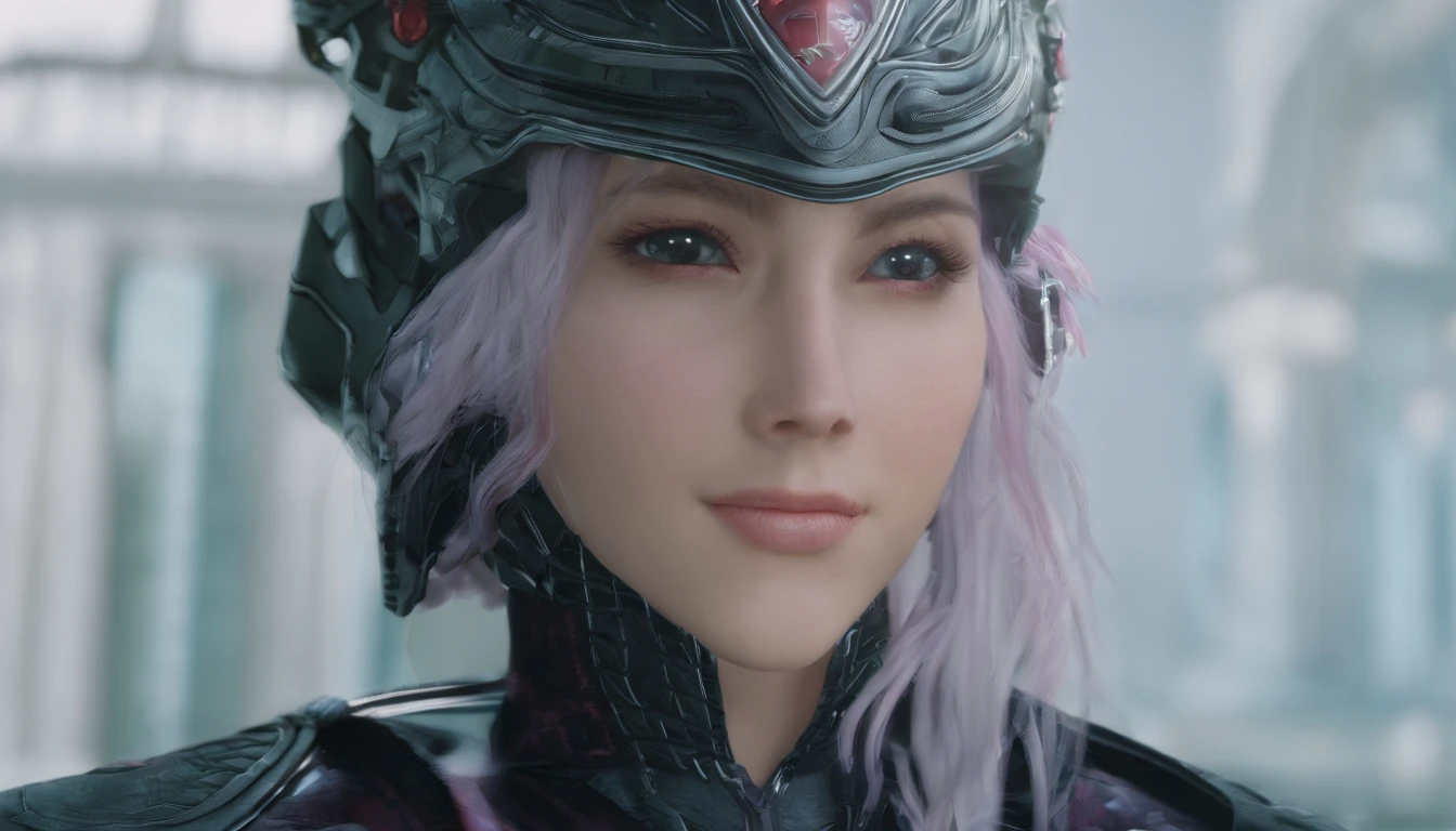 Highest image quality,Outstanding details,超高分辨率,(Fidelity:1.4), Favor the details,Final Fantasy XV character Ellania, Dragon Knight,Cloak, She has a delicate and beautiful face,Raised sexy,cyber punk perssonage,Futuristic,mechanically aesthetic,Virtual Engine 5,Perfect detail rendering,rendering by octane,hyper HD