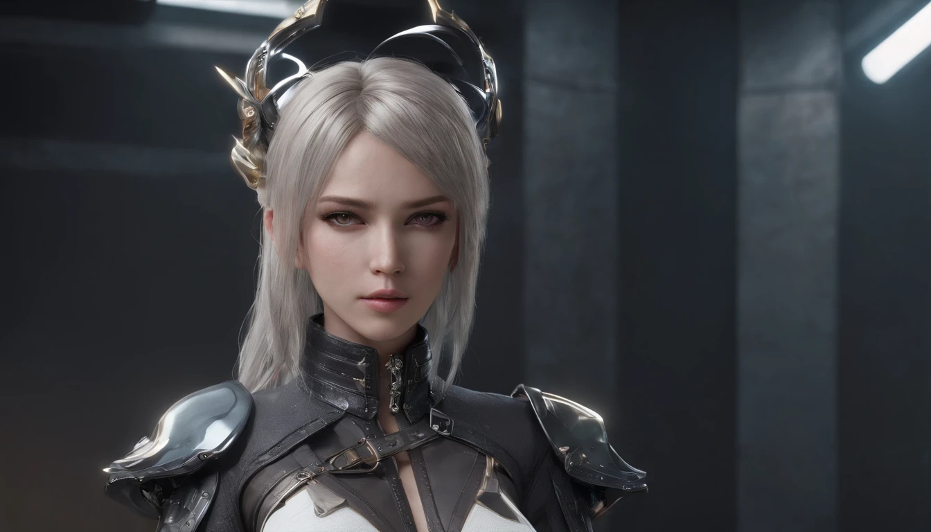 Highest image quality,Outstanding details,超高分辨率,(Fidelity:1.4), Favor the details,Final Fantasy XV character Ellania, Dragon Knight,Cloak, She has a delicate and beautiful face,Raised sexy,cyber punk perssonage,Futuristic,mechanically aesthetic,Virtual Engine 5,Perfect detail rendering,rendering by octane,hyper HD