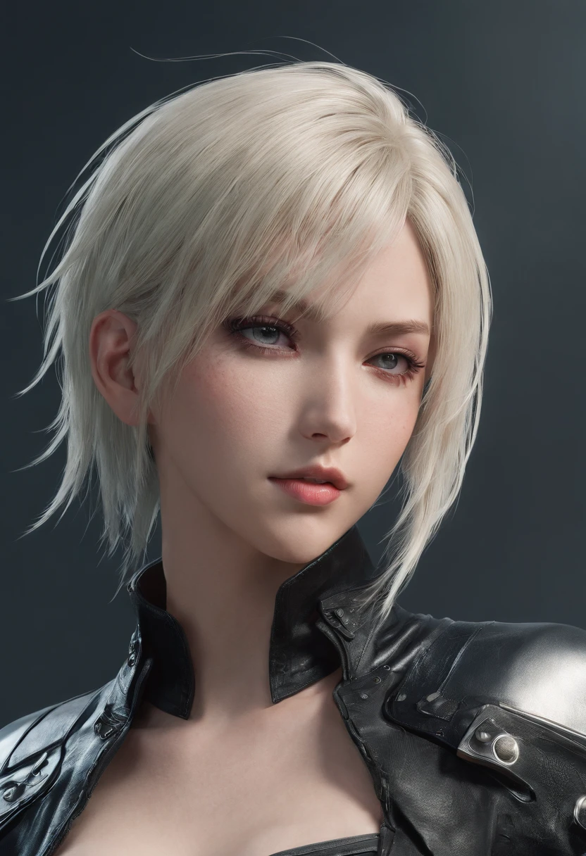 Highest image quality，Outstanding details，超高分辨率，（Fidelity：1.4）, Favor the details，Final Fantasy XV character Ellania, Dragon Knight，Cloak, She has a delicate and beautiful face,Raised sexy，cyber punk perssonage，Futuristic，mechanically aesthetic，Virtual Engine 5，Perfect detail rendering，rendering by octane，hyper HD