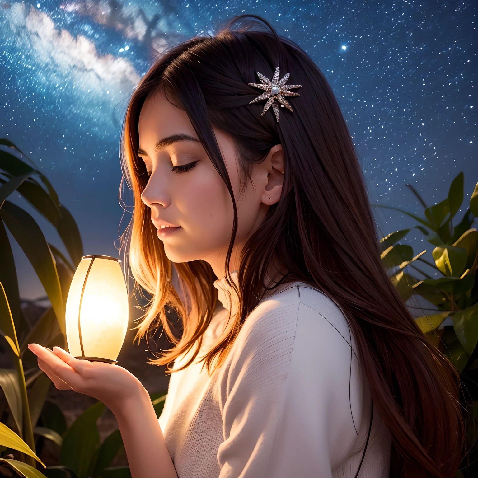 MI LUZ EN LA OSCURIDADBajo las estrellas brillantes, en una noche de luna llena, My heart beats strong, solo al pensar en ti.You are the light that guides my path, en medio de la oscuridad, eres el sol que calienta mi alma, en medio de la frialdad.Eres mi roca en la tormenta, mi refugio en la tempestad, You are my song in the melody, mi verdad en la mentira.Te amo con cada fibra de mi ser, with every beat of my heart, por siempre y para siempre, eres mi destino, My reason