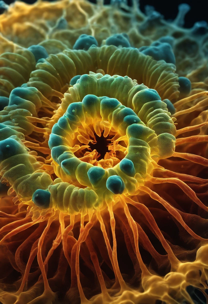 corona Enlarged view of pathogenic bacteria」